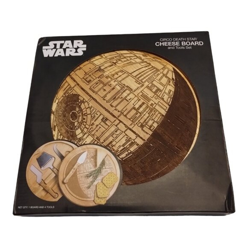 Star Wars Circo Death Star Cheese Board And Tools Set by Picnic Time New in box‎
